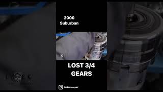 4l60e Lost 3rd and 4th gear from heavy hauling. 2000 Chevy Suburban 4l60e rebuild