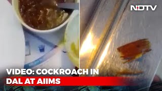 Video: Cockroach In Dal At AIIMS For 4-Year-Old Who Had Surgery