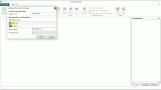 PPD Tutorial 1 - Open New Project