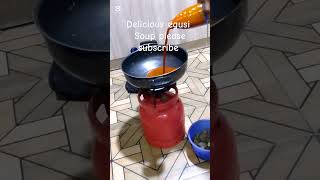 How to prepare village egusi soup.#cooking #shorts #shortsvideo