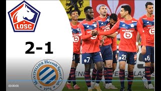 Lille vs Montpellier 2-1 // Highlights & goals