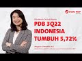 Di Tengah Kekhawatiran Resesi, PDB 3Q22 Indonesia Tumbuh 5,72%