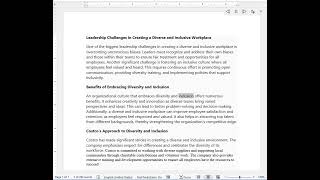 Leadership Challenges in Diversity and Inclusion - Costco Example - Short Video