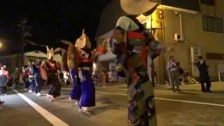 西馬音内盆踊り 2014（8/16・初日エンディング）／甚句（がんけ）3回目（2/2）／重要無形民俗文化財