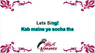 (80's Hit) Mere Mehboob Mere Sanam | Karaoke With Lyrics | Udit Narayan & Alka Yagnik | Duplicate