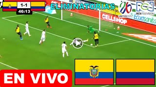 Ecuador vs Colombia EN VIVO donde ver y a que hora juega ecuador vs colombia Eliminatorias Conmebol