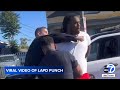 LAPD releases bodycam video of moments leading up to officer punching suspect