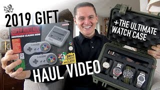 2019 Gift Haul - The Ultimate Watch Case, A Perfect Seiko SKX013, Iconic Alarm Clock, G-shock \u0026 More