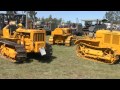 crawler tractors at kingaroy vintage machinery show september 2015