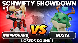 Schwifty Showdown top 8 Gusta (Reindog) vs Girphquake (Harley Quinn) MultiVersus