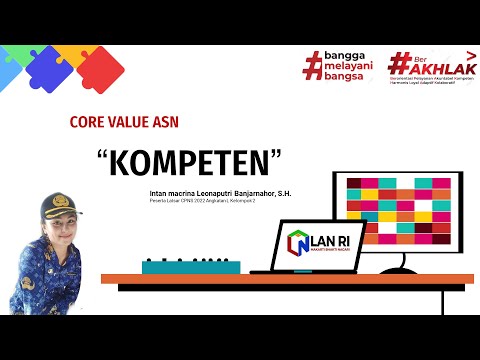 Core Value Asn Kompeten Latsar Cpns 2022 Youtube