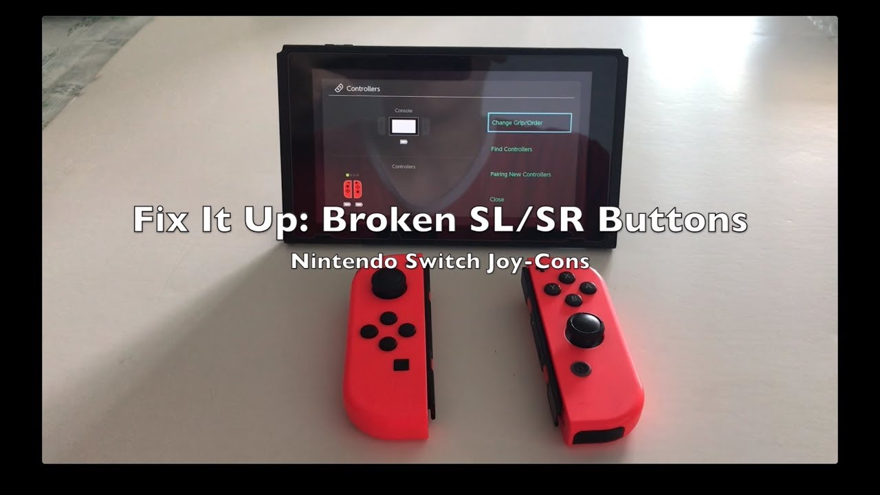 Fix It Up: Broken Joy-Con SL/SR Buttons - YouTube