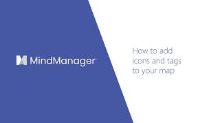 MindManager Minutes: How to add icons and tags to your mind map on a Mac