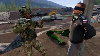 🔴Near the mine! 3 Brutal Russian Generals Captured in ambush Ukrainian Sniper Raid - ARMA 3