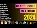 All React Hooks Explained in 1 Hour | React JS Hooks Interview Questions | React Hooks Crash Course