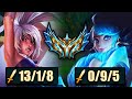 How to play Riven in Challenger and make Gwen look like she's inting