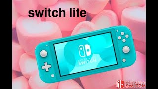 unboxing nintendo switch lite turquoise +mon c.a