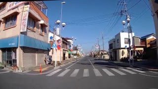 深谷市  岡部 駅 ⇒ 17号深谷ＢＰ   道の駅 岡部　間　『車載動画』