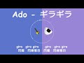 【hololive song suisei and okayu duet 合唱 sing】ado ギラギラ with lyrics