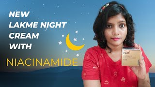 Lakme Perfect Radiance Night Cream✨ with Niacinamide 💯 Honest Review #lakme