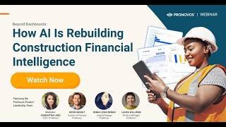 Beyond Dashboards: How AI Is Rebuilding Construction Financial Intelligence