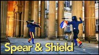 Spear and Shield: Applying Techniques in a Fight