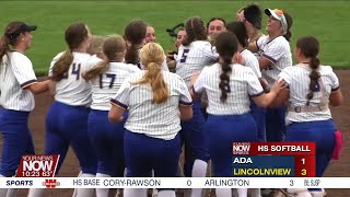 HS Softball: Lincolnview Tops Ada 3-1 and Clinches Third NWC Title in Four Seasons