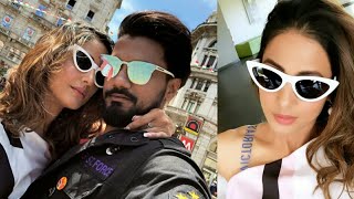 Hina Khan And Her Boyfriend Rocky Jaiswal Spotted in Milan Post Attending Cannes 2019 | Hina Khan