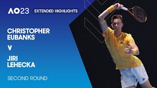 Christopher Eubanks v Jiri Lehecka Extended Highlights | Australian Open 2023 Second Round