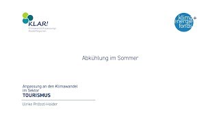 Abkühlung im Sommer