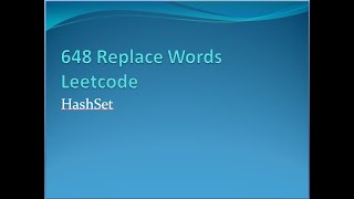 648 Replace Words Leetcode HashSet Using javaScript