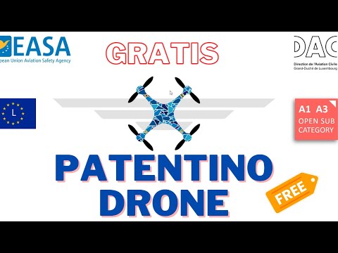 Patentino Drone GRATIS Attestato A1/A3 Open Category! [YouTube Video ...