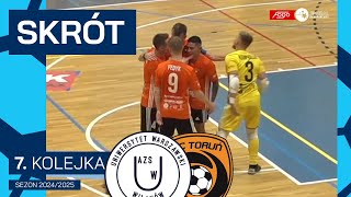 AZS UW Darkomp - FC Reiter Toruń 2:5 | SKRÓT | 7. kolejka (2024/25)