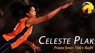 🏐 Stunning Celeste Plak  🏐| Power Spikes 100 + km/h  | Highlights | World cup 2019 | HD |