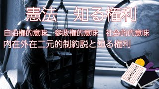 【音声メイン】憲法#36 知る権利【イヤホン推奨】