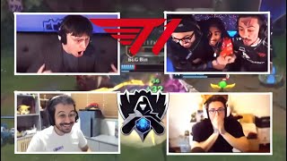 STREAMERS REAGEM a T1 PENTACAMPEÃ do MUNDIAL de LEAGUE OF LEGENDS (2024)