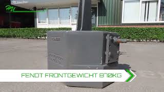 Nieuw op voorraad: Fendt frontgewicht 870kg