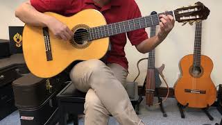 Test âm guitar classic Yamaha GC-11