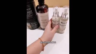 Enliven Hair Care Sea Salt Shampoo and Other Products