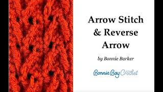 Arrow Stitch & Reverse Arrow