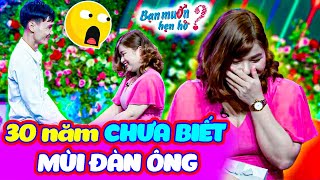 30 năm chưa biết MÙI ĐÀN ÔNG bà trùm địa ốc run bần bật lần đầu NẮM TAY bạn trai | Bạn Muốn Hẹn Hò