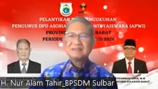 Dokumentasi Pelantikan dan Pengukuhan DPD APWI Sulbar.