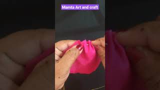 How to make flowers from waste cloth #shorts