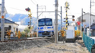 伊豆箱根鉄道・駿豆線【№23】白坂踏切・通過・走行映像　静岡県伊豆の国市大仁