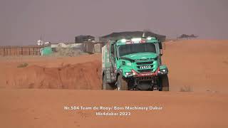 Nr.504 Team de Rooy / Boss Machinery Dakar. Janus van Kasteren, Marcel Snijders, Darek Rodewald.