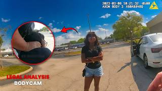 Entitled Woman Turns Traffic Ticket Into Felony - Florida Traffic Stop Turns Felony #bodycam