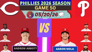 Philadelphia Phillies vs. Cincinnati Reds LIVE | Radio-Style Play-by-Play #phillies