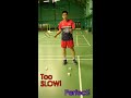 Badminton Shuttlecock Speed Test | Get it Right #shorts