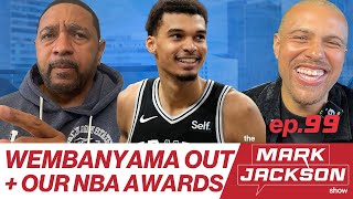 WEMBANYAMA OUT FOR YEAR + MARK \u0026 BLUU’S NBA AWARDS |S1 EP 99