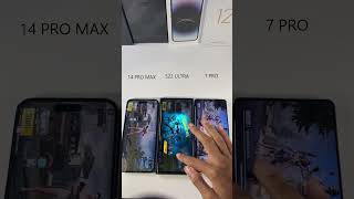 iPhone 14 Pro Max VS Pixel 7 Pro VS S22 Ultra  PUBG Speed Test!